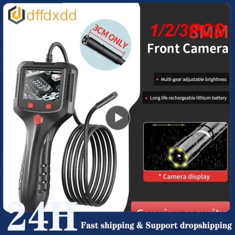 

1/2/3PCS IPS Screen Industrial Endoscope Camera HD1080P 30 Meter Cable Pipe Sewer Inspection Borescope IP68 Waterproof LEDs