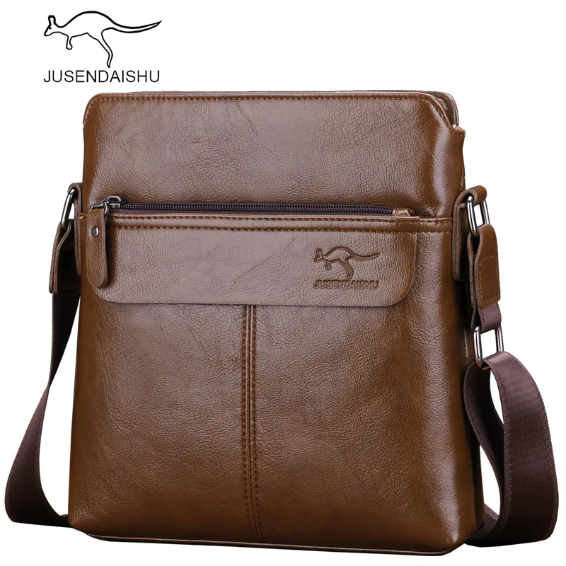 Luxury Men Leather Shoulder Bag Fashion Totes Crossbody 2023 New Designer Messenger Bags Male Luxurious Brand Men's Handbag