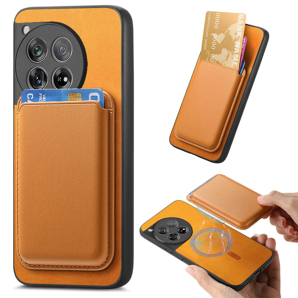 Чехол для Oneplus 12R 5G 2024 роскошный Магнитный съемный 2 в 1 чехол с картой Magsafe One Plus Phone