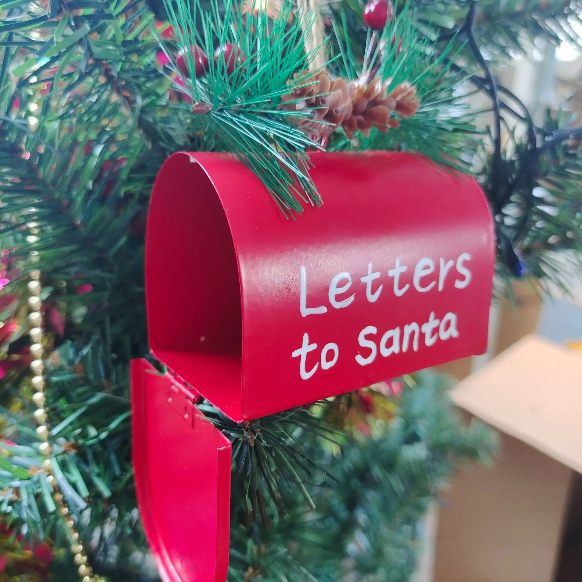 Hanging Ornament Christmas Tree Pendant Letters To Santa Claus Home Christmas Decoration