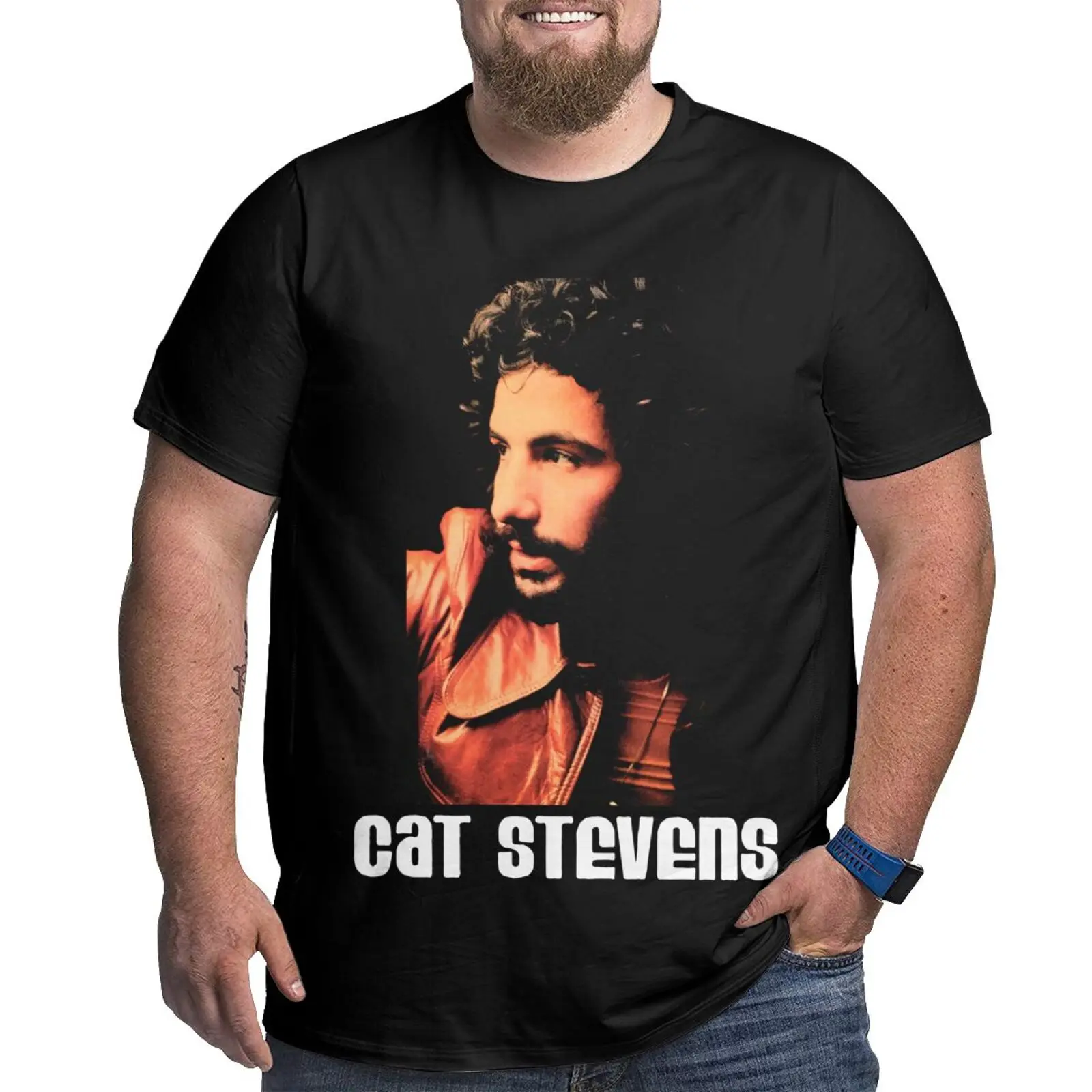 

Cat Steven Singer Musician Legend Oversized T-Shirt Men's T-Shirts Mens Clothes Men's Shirt Women's T-Shirt Men Clothing Shirt