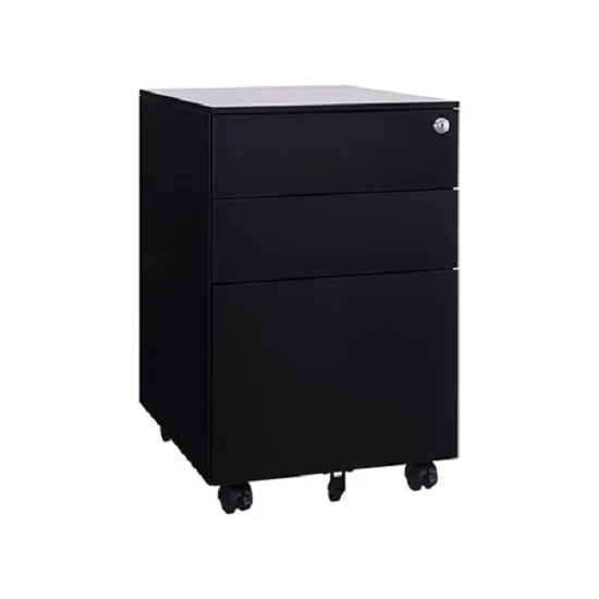 

China Hot Sale 3 Drawer File Cabinet Metal File Cabinet Office Furniture Mobile Cabinet with Lock