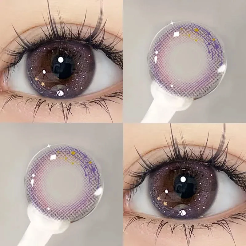 Mill Creek Звездный фиолетовый ремень для контактных линз класс 14 5 мм серия Big Eye