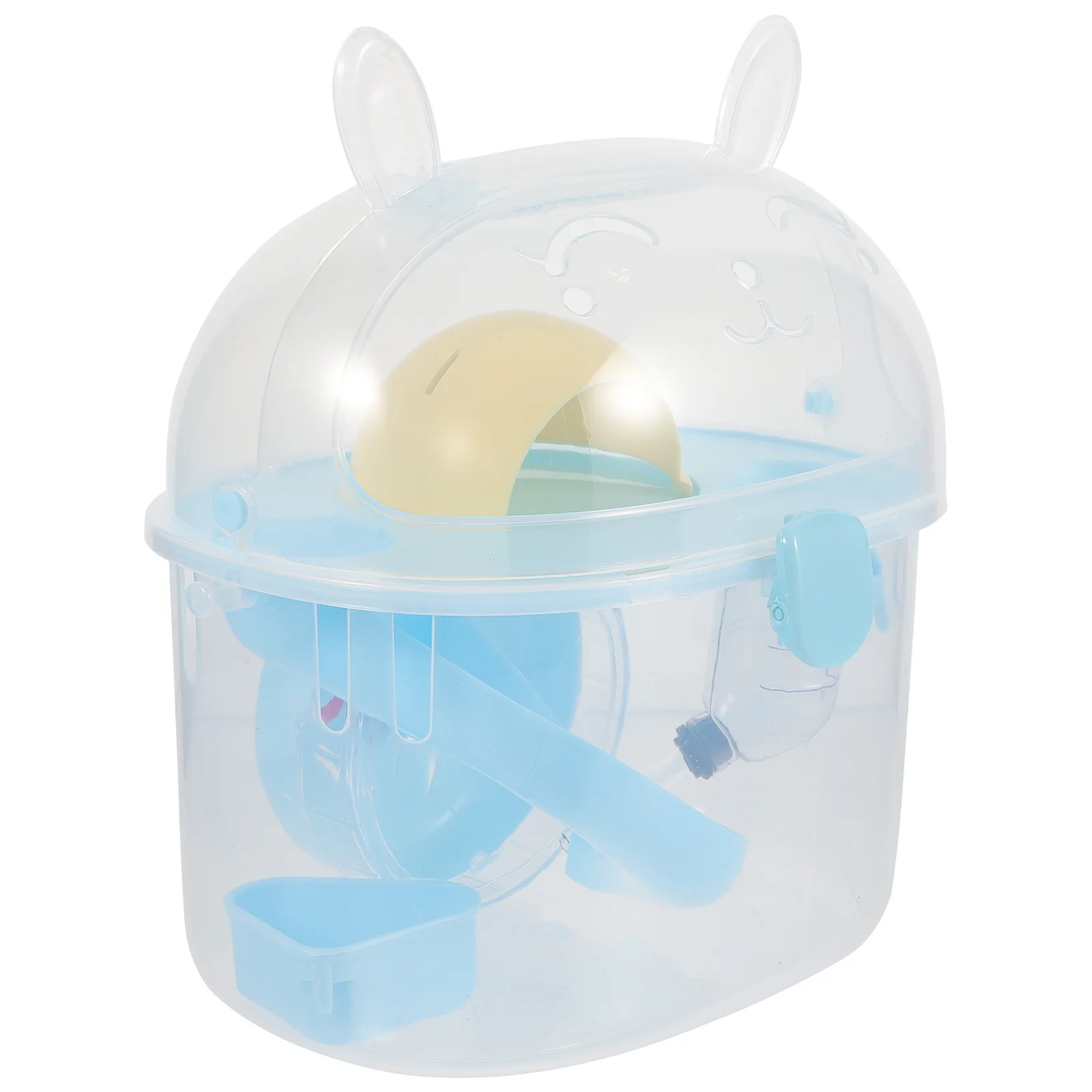 

Hamster Cage Travel Supply Handheld Guinea Case Small Pet Carry Take Portable