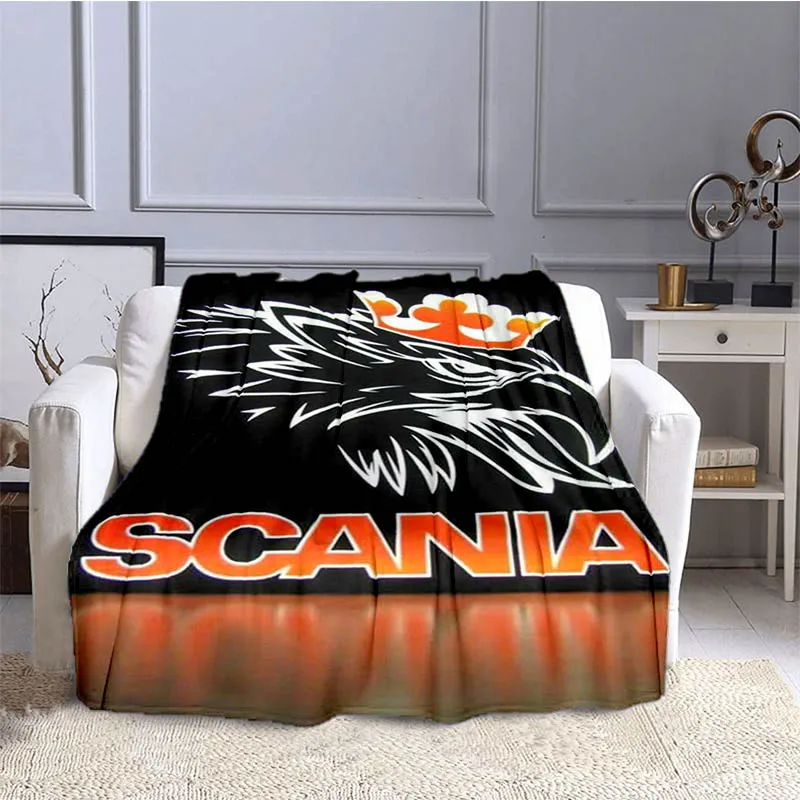 

scania truck eagle head blanket kids warm blanket soft and comfortable blanket flannel blanket home travel blanket