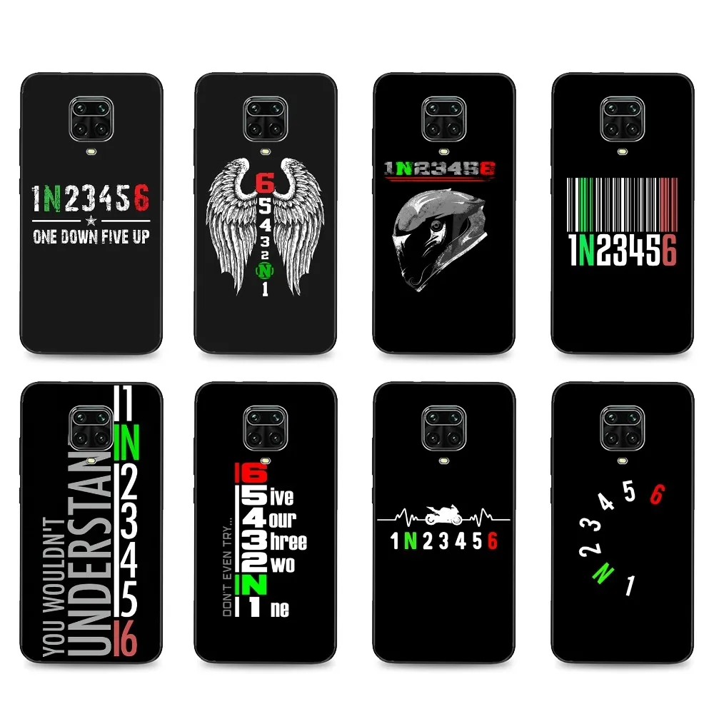 Luxury 1N23456 Motorcycle Phone Case For Xiaomi Mi 5X 8 9 10 11 12 lite pro 10T PocoX3pro PocoM3 Note