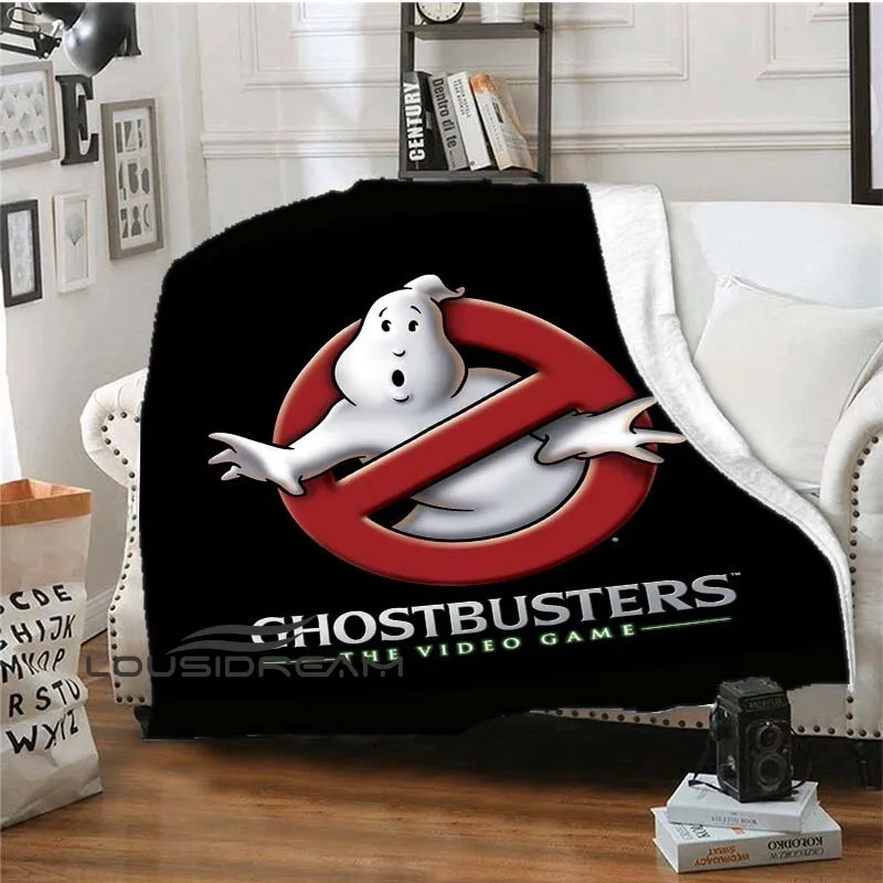

Ghostbusters Cartoon Stitch Blanket 3D Cute Monster Flannel Children Adult Gift Bedding Bed Cover Spring and Autumn Warm Blanket