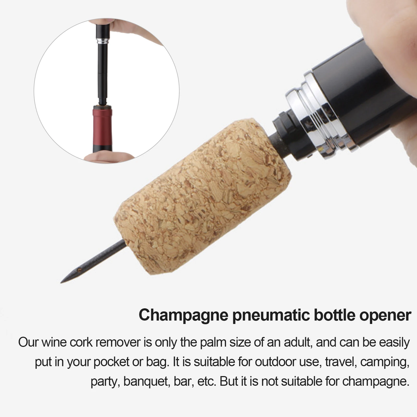 Новинка 2022 пневматический штопор портативный в форме ручки открывалка для