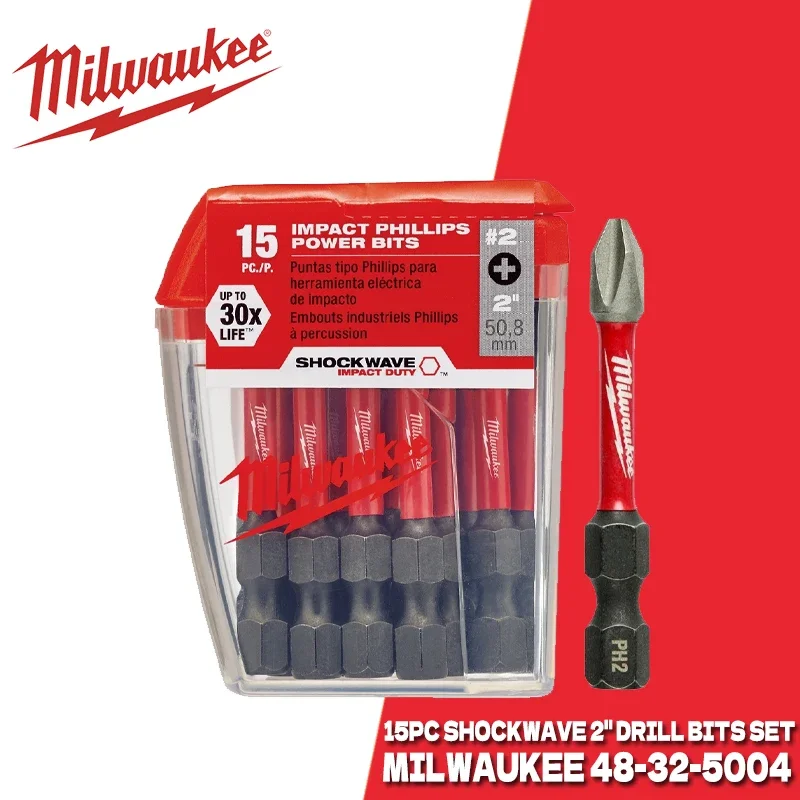 

Milwaukee Shockwave 2 Ударные биты для отверток 15 шт