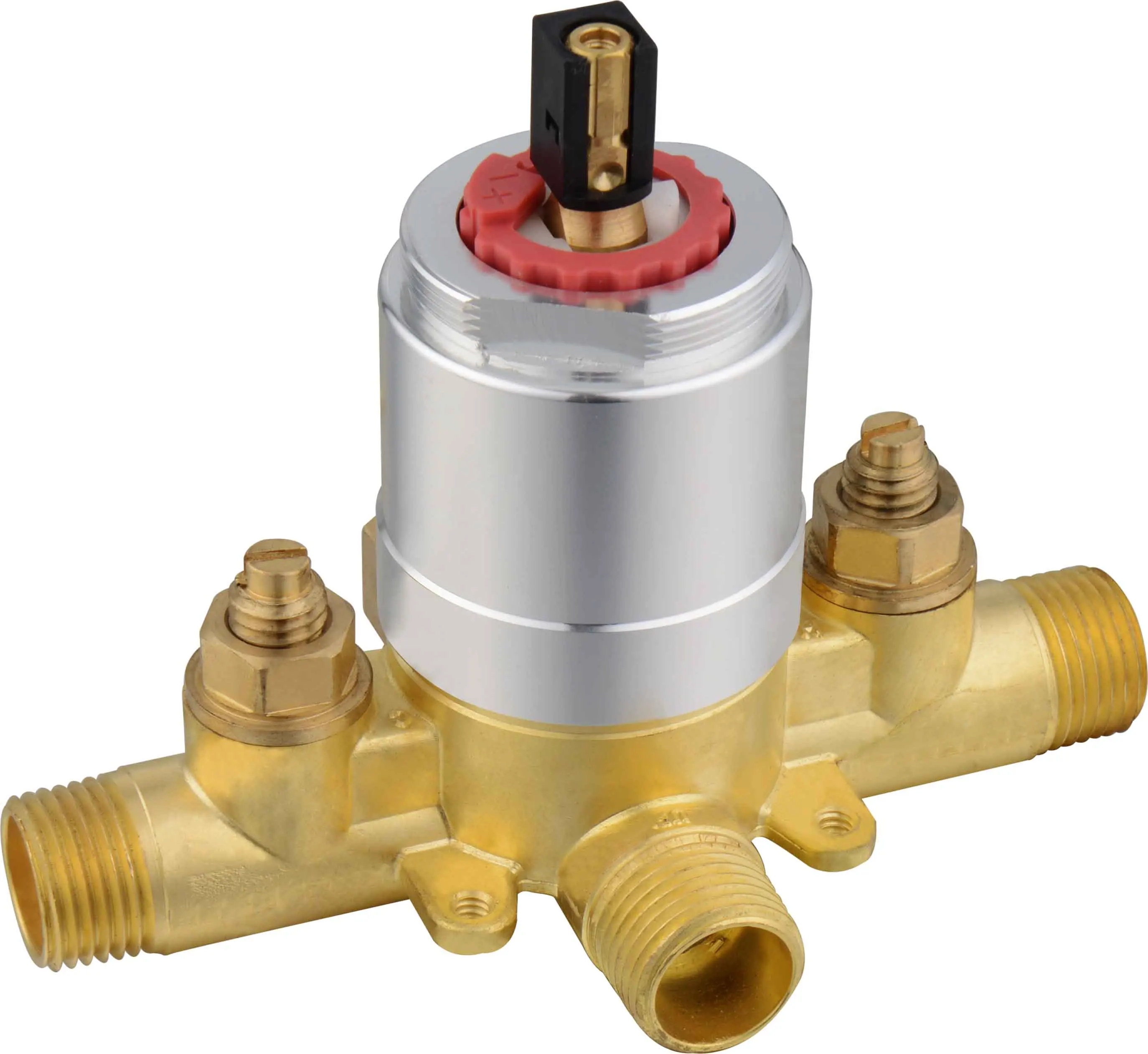 Термостатический смеситель для ванной и душа 1/2 дюйма серебристый 5 лет |