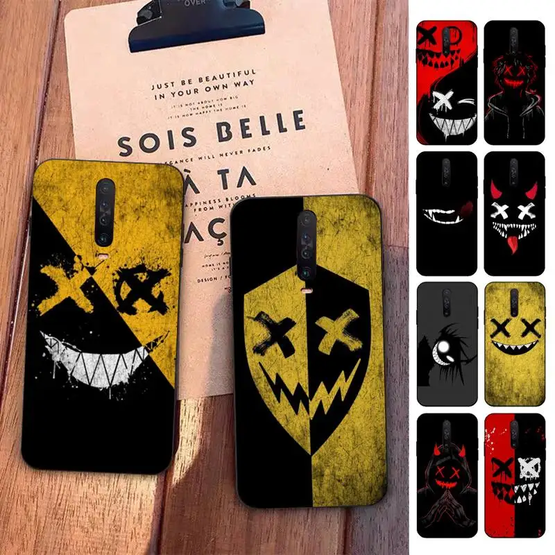 

Scary Smile Skeleton Devil Phone Case For Redmi 5 6 7 8 9 10 plus pro 6 7 8 9 A GO K20 K30 K40 pro plus F3 Fundas