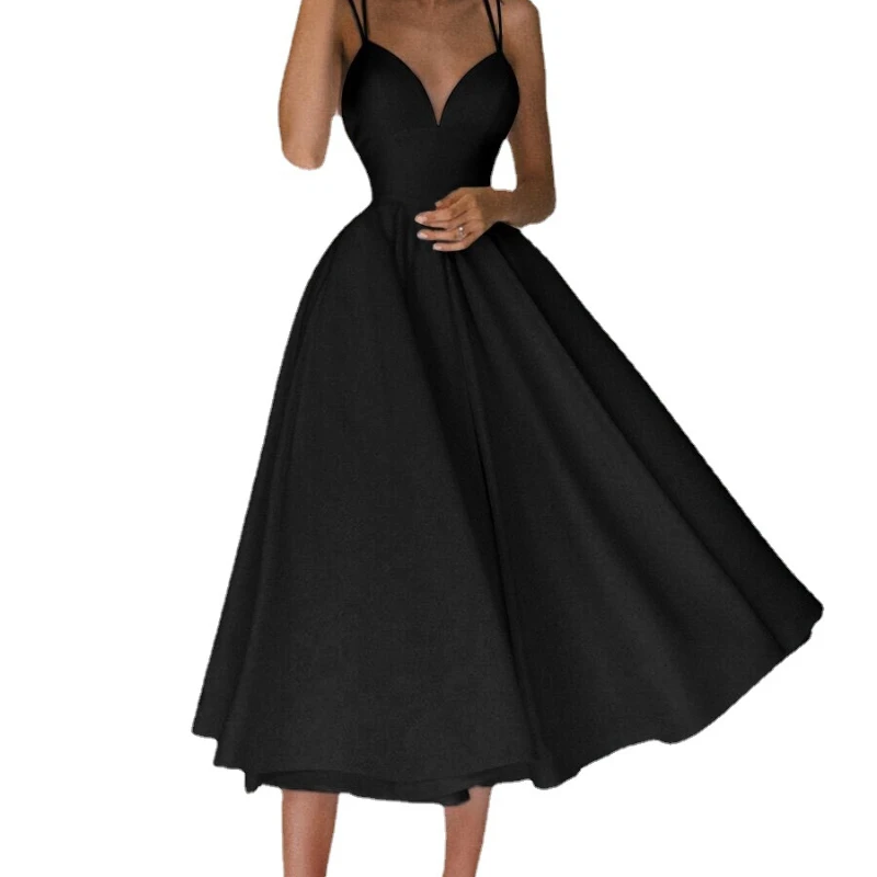 

Новинка весна-лето 2023 женское платье в европейском и американском стиле с разноцветными подтяжками пикантное белое платье с широким подолом