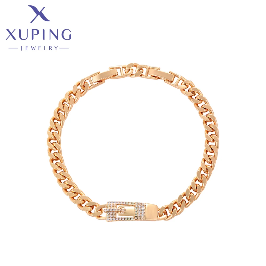 Xuping ювелирные изделия новый стиль Модный Цветной каменный браслет золотой цвет