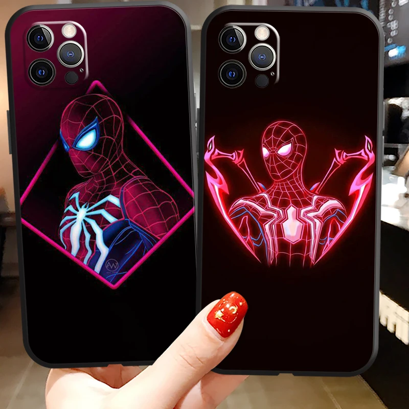 

Marvel Comics LOGO Phone Cases For iPhone 11 12 Pro MAX 6S 7 8 Plus XS MAX 12 13 Mini X XR SE 2020 Back Cover Funda Coque