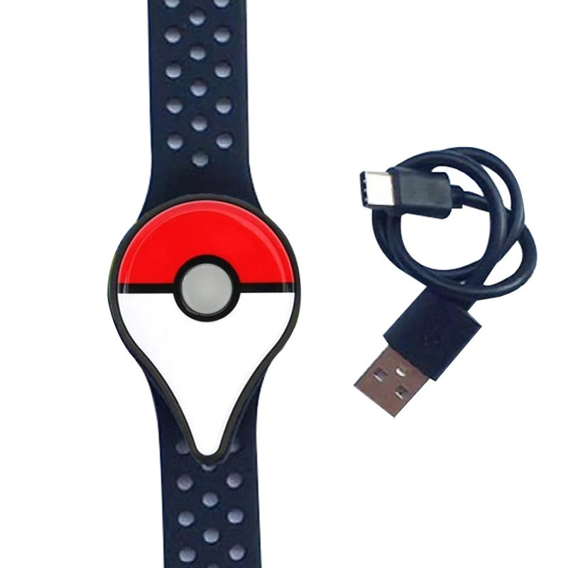 

Genuine For Pokemon/Pikachu GO Plus Bracelet Auto Catch Bluetooth Switch Automatic Capturer Fantasy Figure Toys Charging Band