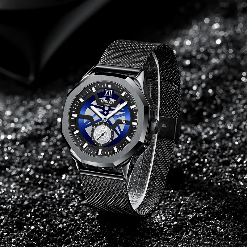 watch Top Luxury Brand Quartz Watch Men Stainless Steel Waterproof Wristwatch Relogio Masculino enlarge