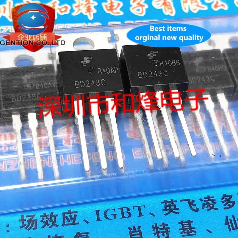 

10 шт. 100% оригинальный новый BD243C TO-220 100V 6A
