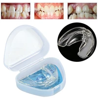 2pcs orthodontics straighten teeth tray retainer crowded irregular teeth corrector braces health care anti molarization odorless