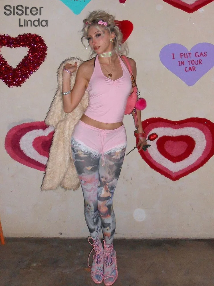 Женский повседневный короткий комплект Sisterlinda