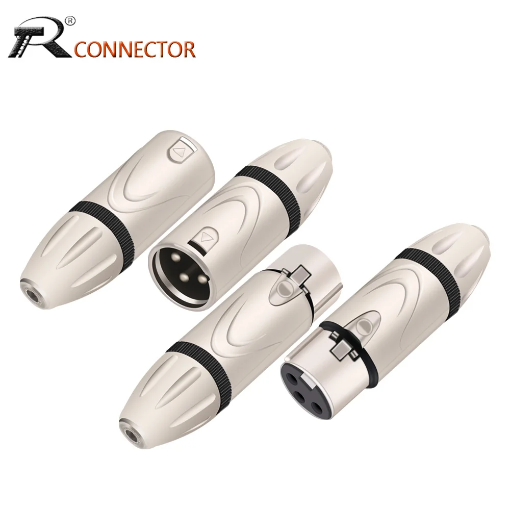 1pc 3.5mm to XLR, 3.5mm Stereo TRS Mini-Jack Female to 3Pins
