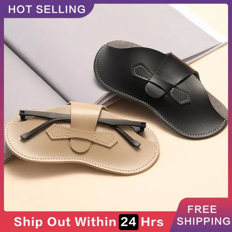 

Портативная легкая искусственная сумка для хранения очков, упаковочные Чехлы унисекс, кожаная сумка для держателя очков