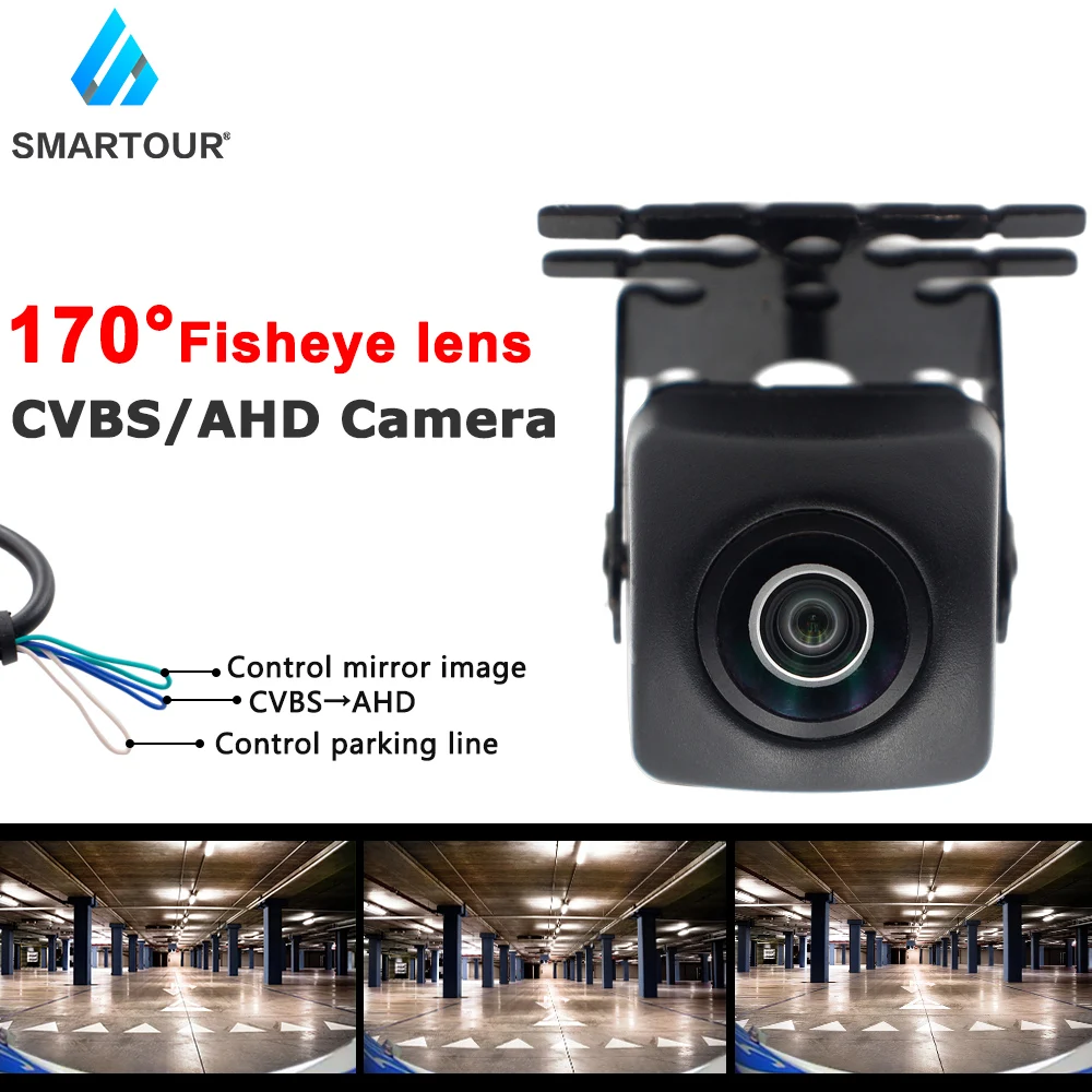 

Reverse Camera AHD 170 Degrees Wide Angle Night Vision CCD Car Parking Front Side Rear View Backup Camera Waterproof Universal