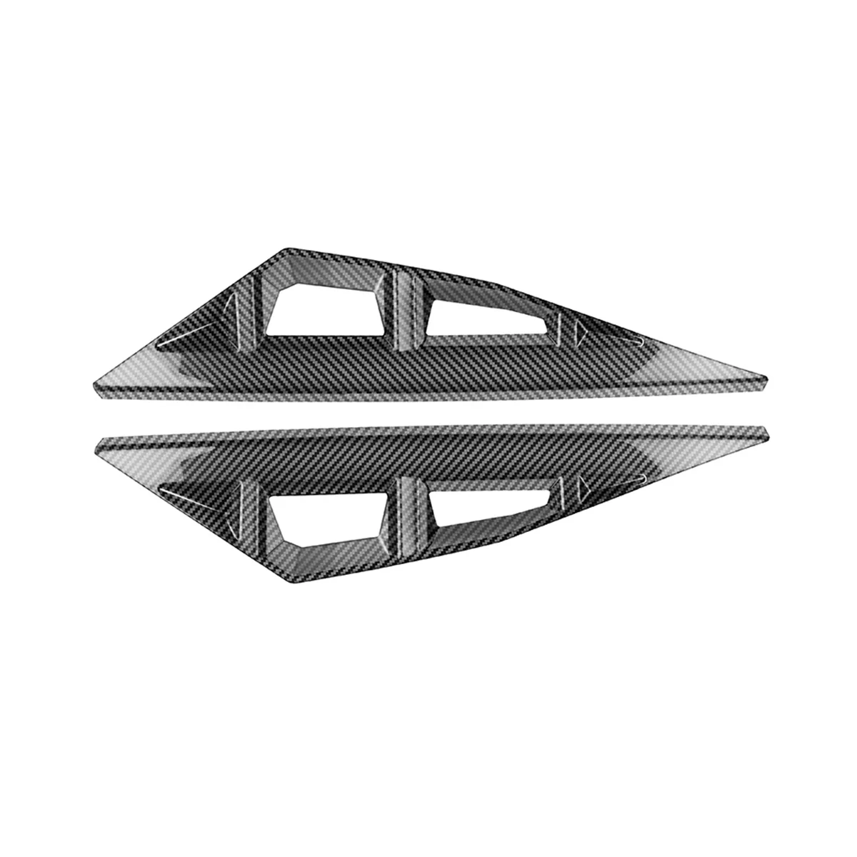 

Задняя крышка из углеродного волокна для передней противотуманной фары автомобиля, задняя крышка для ветрового ножа для бровей IONIQ 6 2022-2023