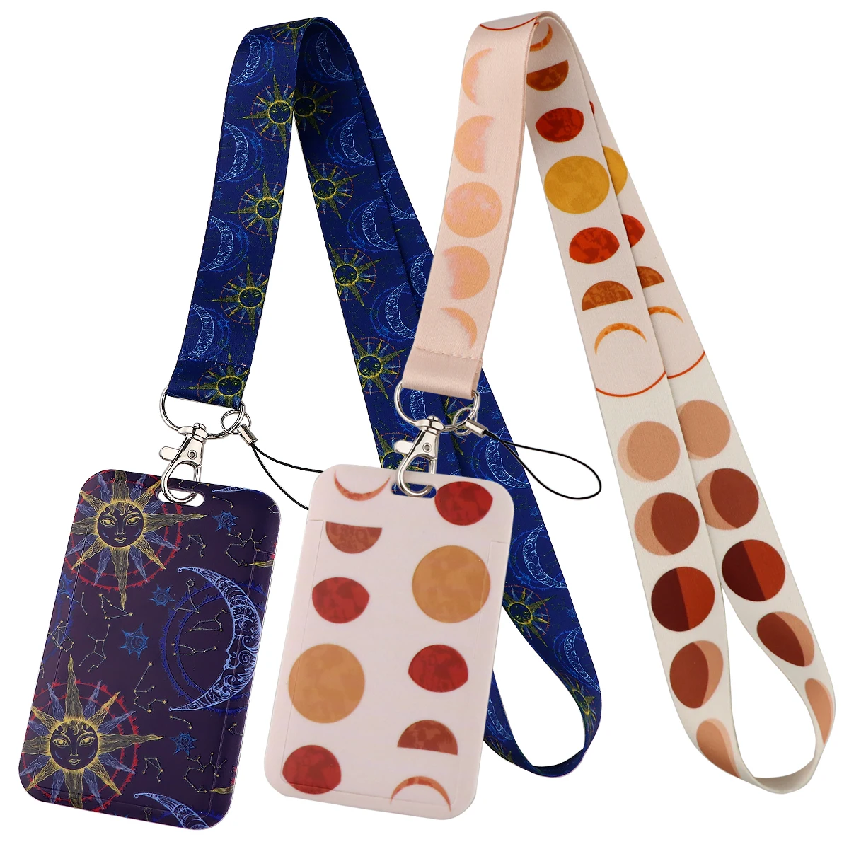 

Sun and Moon Vintage Lanyard for Key Neck Strap ID Card Badge Holder Key Chain Key Holder Hang Rope Phone Charm Accessories
