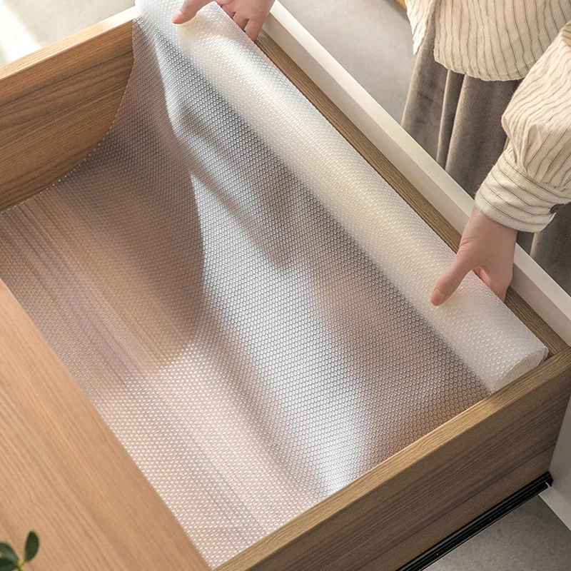 

Drawer Mat Shelf Cover Liners Cabinet Mat EVA Non-Adhesive Oil-Proof Liners Non Slip Waterproof Closet Placemat Table Pad Paper