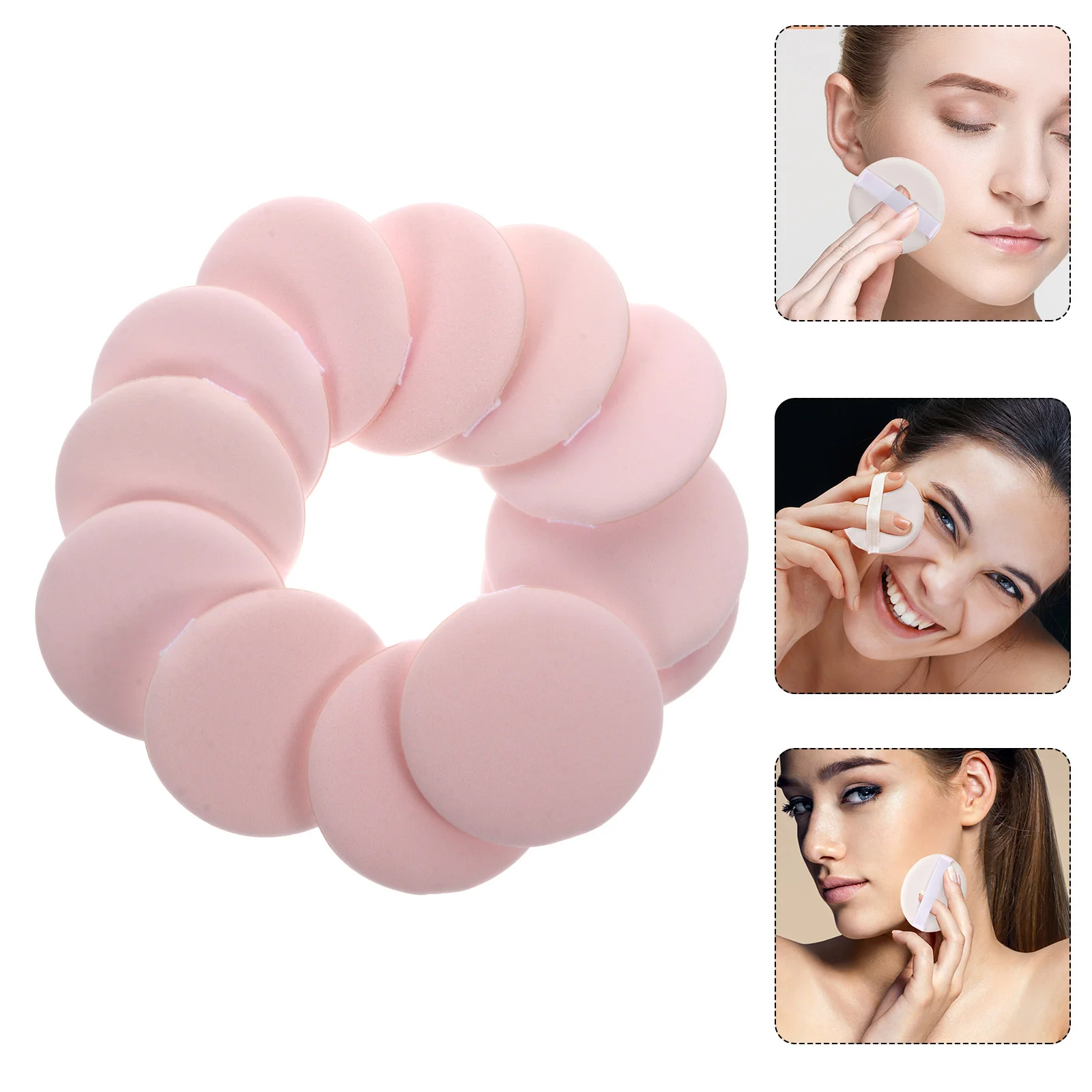 

12pcs Facial Cosmetic Beauty Makeup Foundation Sponges Powder Puffs