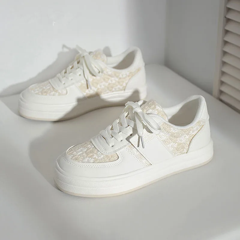 Vulcanized Shoes for Womens Shoes Spring Autumn Trend Casual Classic Canvas Shoes Ladies Harajuku Style Small White Board Shoes