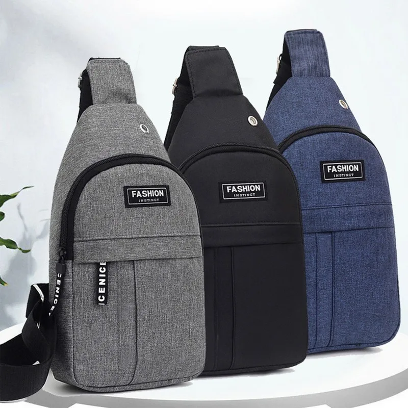 

Chest Pouch Travel Pocket Theft Messenger Waist Bag Anti Crossbody For Fashion Male Men Nylon Shoulder Multifunction Purse Bag
