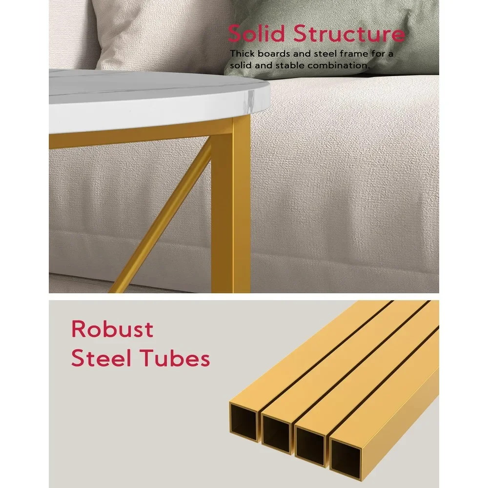 Новый круглый журнальный столик для гостиной деревенский 32-дюймовый с полкой