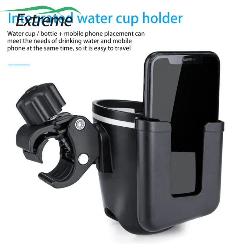 

Portable Kettle Rack Light Tough Cup Holder Durable Riding Equipment Firm Knob Kettle Stand Large Capacity Milk Tea Rack