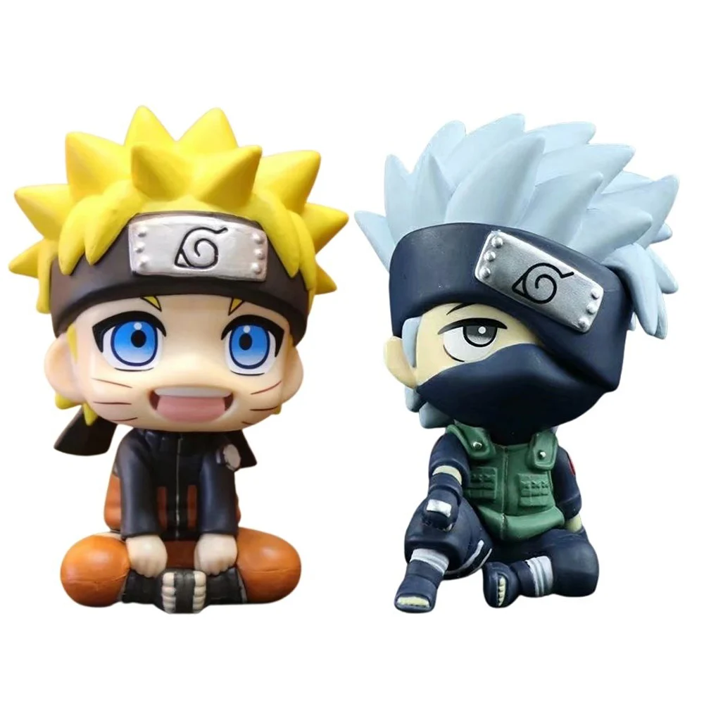 

9cm Anime Naruto Shippuden Figure Uzumaki NARUTO Kakashi Uchiha Sasuke Itachi Action Figurine Q Version PVC Collection Kid Toys