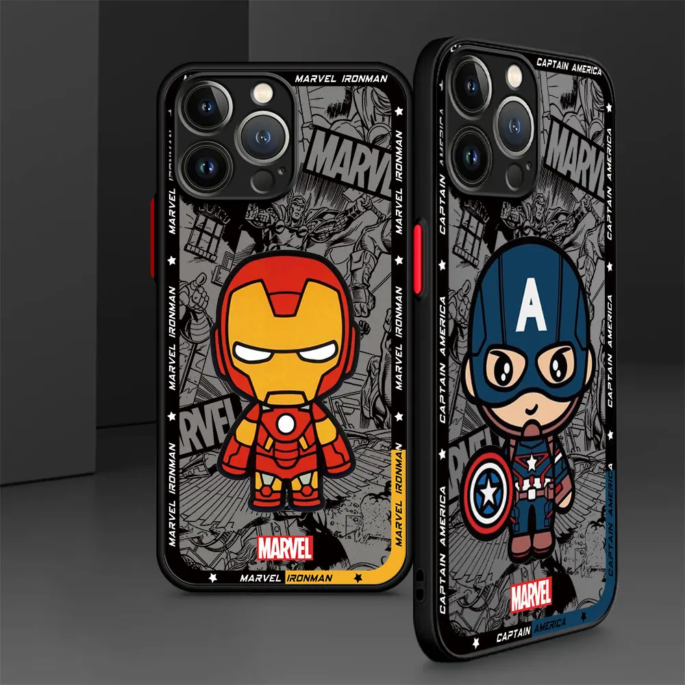 Матовый чехол для Apple iPhone 16 11 13 15 12 14 Pro Max 7 X XS 8 Plus