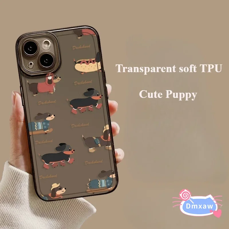 Чехол для Realme GT Neo Neo5 SE Neo3 Neo2 Neo3T Neo2T GT2 Explorer Master Pro GT3 GT5 телефона Cute сосиска такса