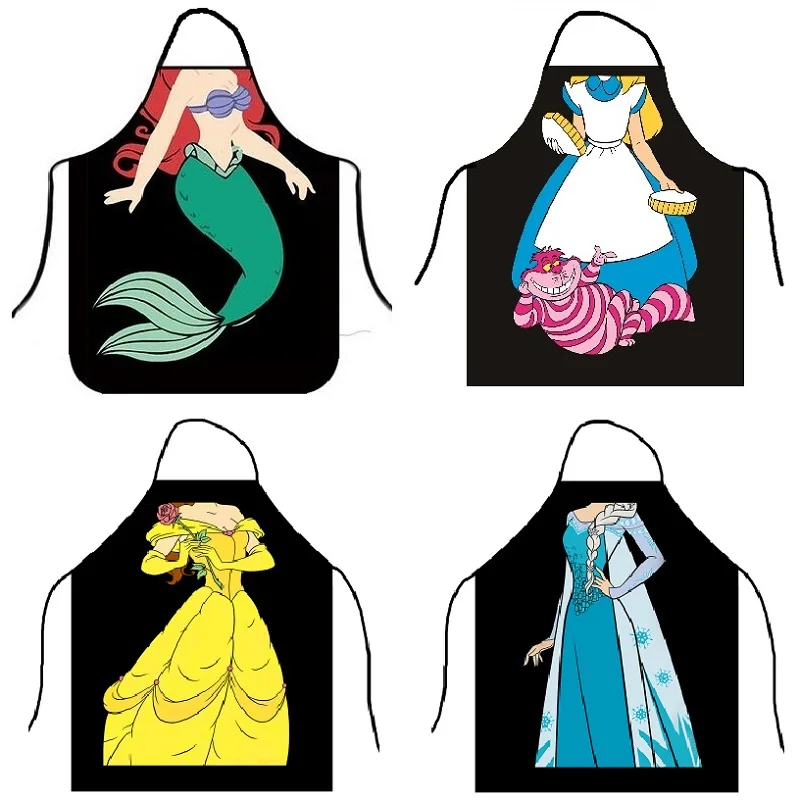 

Sexy Apron Creative Kitchen Apron Funny Mermaid Women Aprons Dinner Party Cooking Apron Adult Baking Accessories