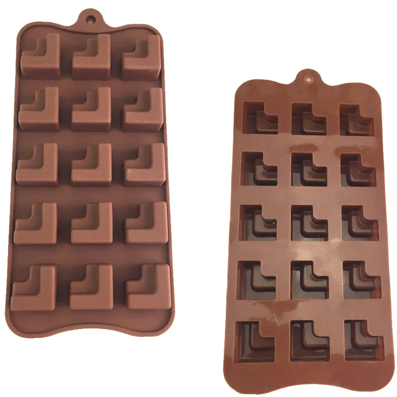 

Square Silica Gel Mold DIY Sugar Turning Chocolate Fudge Cough Candy Ice Baking Manual Soap Mold