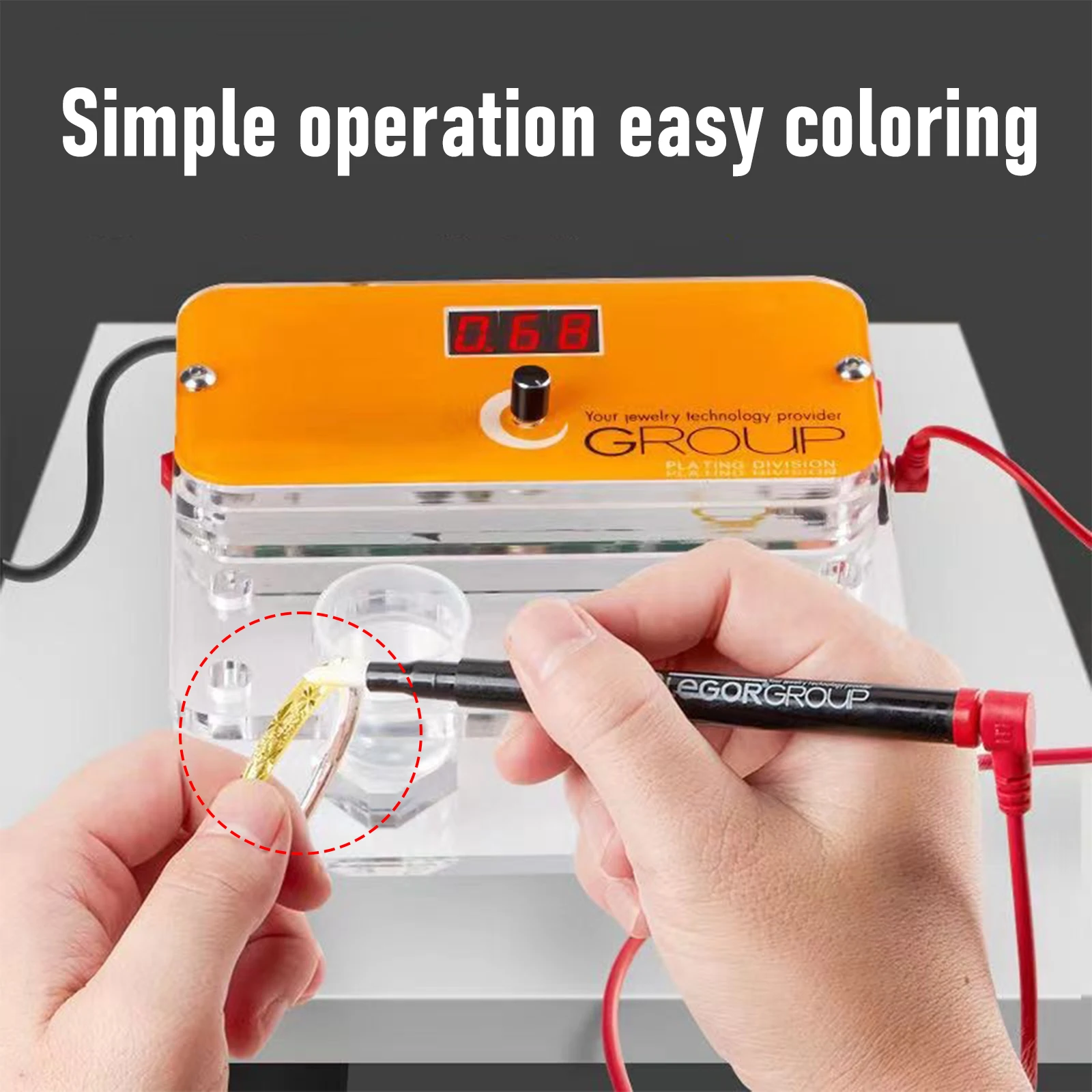 Раствор для нанесения покрытия ювелирных изделий кисточка жидкости на ручку