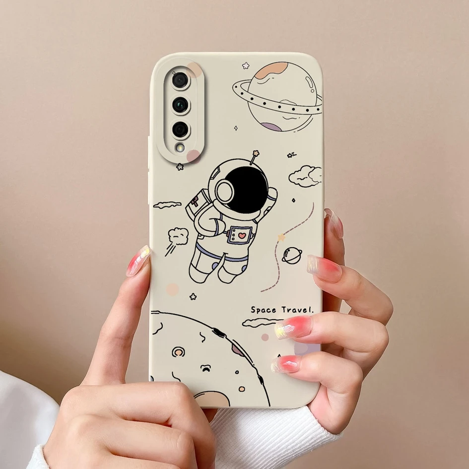 Чехол для Huawei Y9s чехол телефона милая защита экрана мультяшный узор мягкий