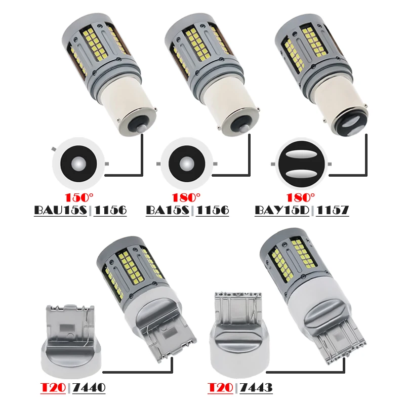 2 шт. автомобильные светодиодсветодиодный лампы BAY15D BAZ15D 1157 P21W/5W 84 SMD smd | Автомобили