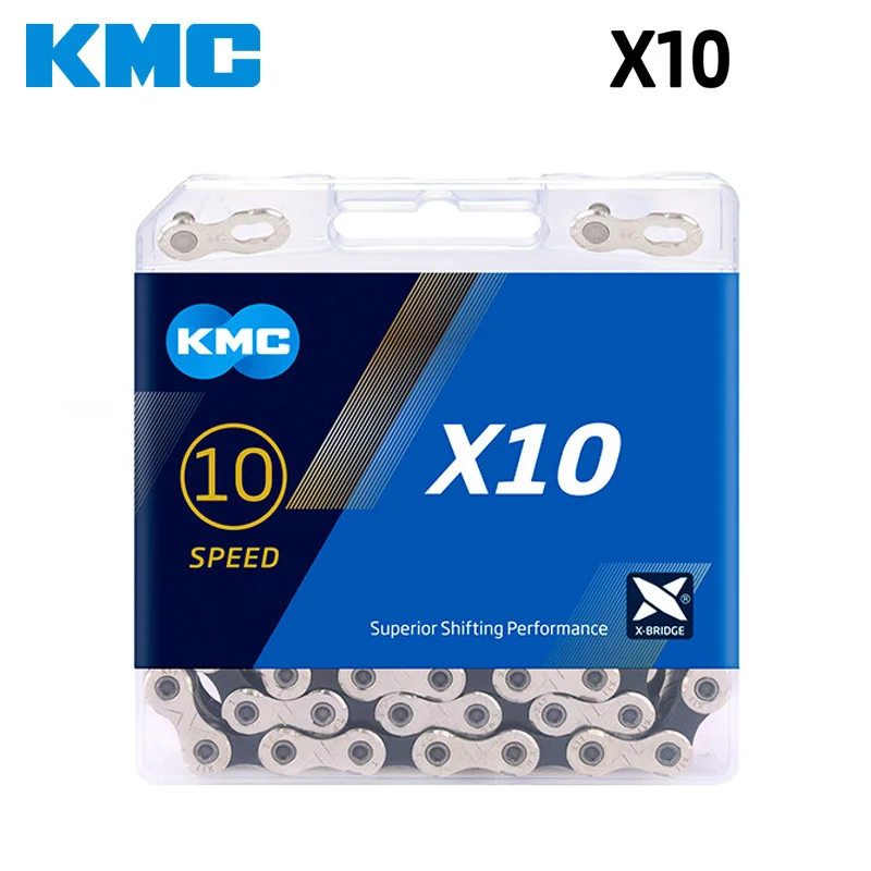KMC цепь для дорожного велосипеда X8 X9 X10 X11 X12 велосипедная 8V 9V 10V 11V 12V цепи MTB
