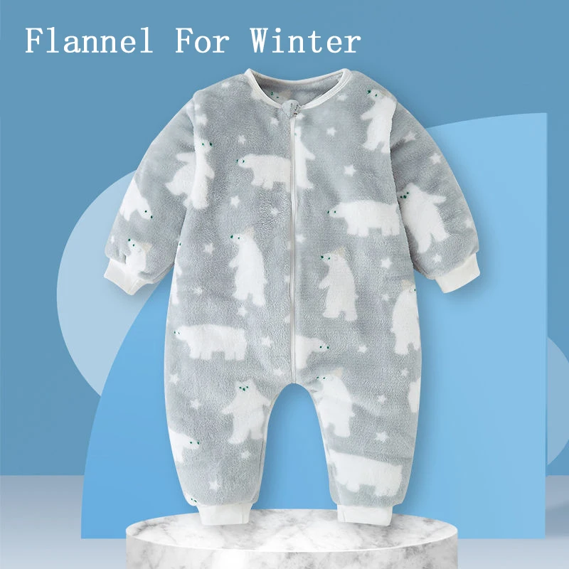 Spring & Autumn Winter Cotton Long Sleeve 25-36m Kids Sleep Sack 13-24m Cartoon Split Leg Sleeping Bag Babies Sleepers For Boys