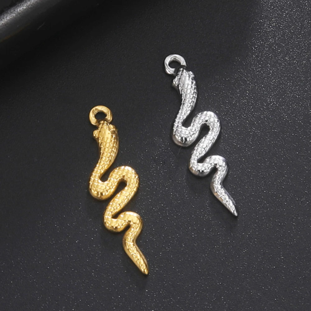 My Shape 5 pcs Небольшие подвески в виде змеи для браслета ожерелья ножные браслеты из