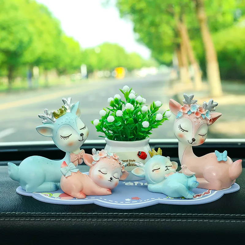 Украшение для автомобиля парный олень высококачественное украшение мирный