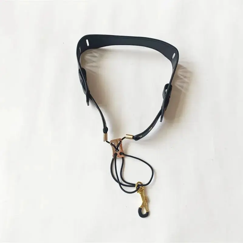 

Saxophone Strap Leather Saxophone Lanyard Neck Strap Protection Neck For Soprano Tenor Alto Baritone Sax Musical Instrument