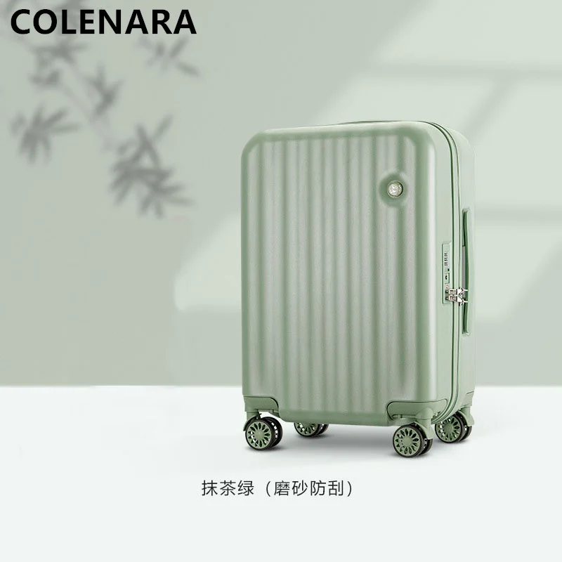 COLENARA The New Luggage Girl Cute Korean Version of The Trolley Case Male Password Box Portable Boarding Box Rolling Suitcase