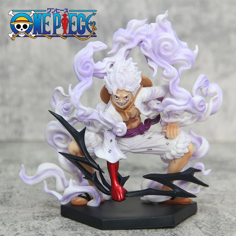 

22cm One Piece Luffy Anime Figure Four Emperors Monkey D. Luffy Action Figure Sun God Nika Gear 5 Luffy Figurines Model Doll Toy