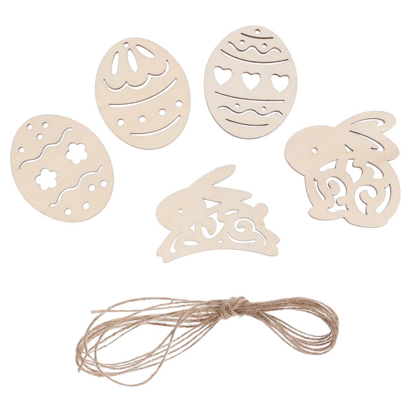 

50pcs Bunny Cutout Crafts Decoration Party Decoration Rabbit Ornaments